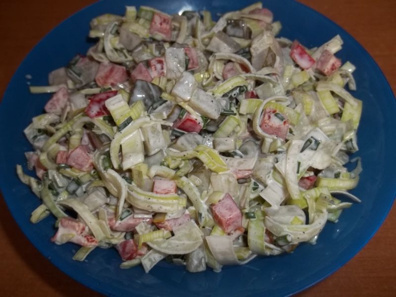 Surówka z pora do obiadu Surówka z pora do obiadu