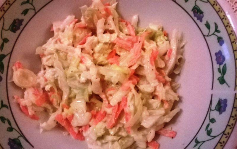 Surówka z porem i marchewką Surówka z porem i marchewką