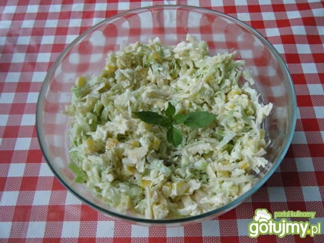 Surówka z pory i papryki.. Surówka z pory i papryki..