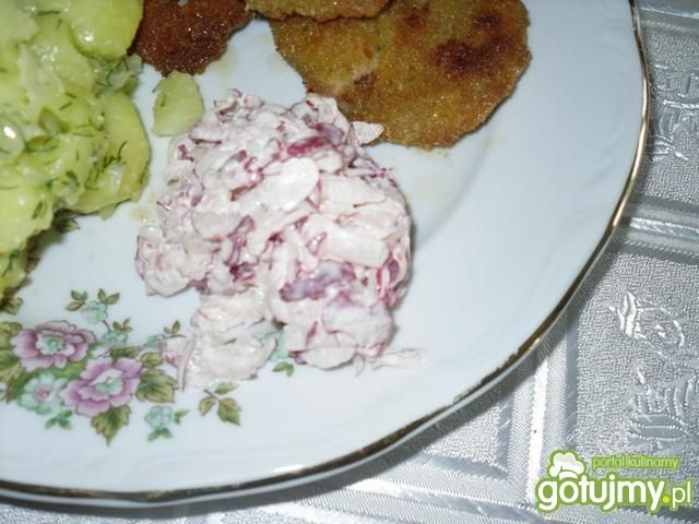 Surówka z rzodkiewki