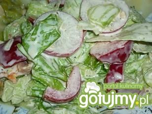 Surówka z sałaty lodowej z rzodkiewką... Surówka z sałaty lodowej z rzodkiewką...