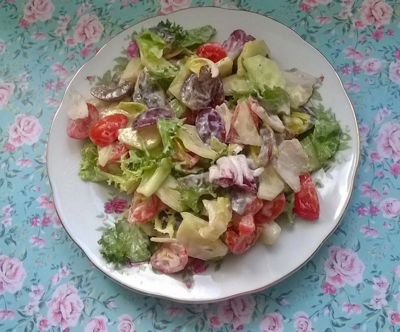 Surówka z winogronami Surówka z winogronami