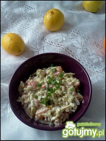 Surówka:kolorowy zawrót głowy z mandaryn