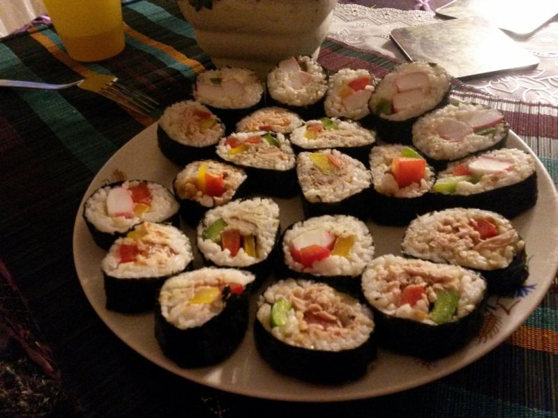 Sushi na sposób domowy  Sushi na sposób domowy