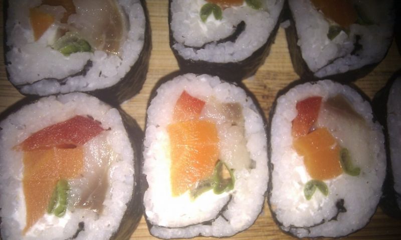 "Sushi" ze śledziem "Sushi" ze śledziem