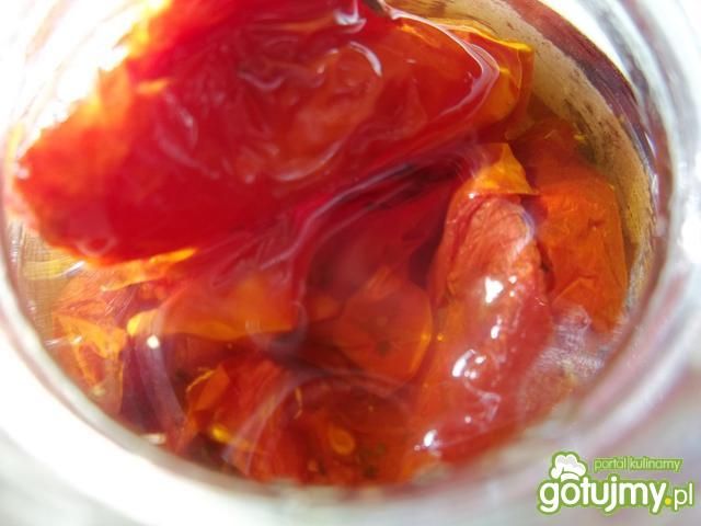 Suszone pomidory z czosnkiem i oregano