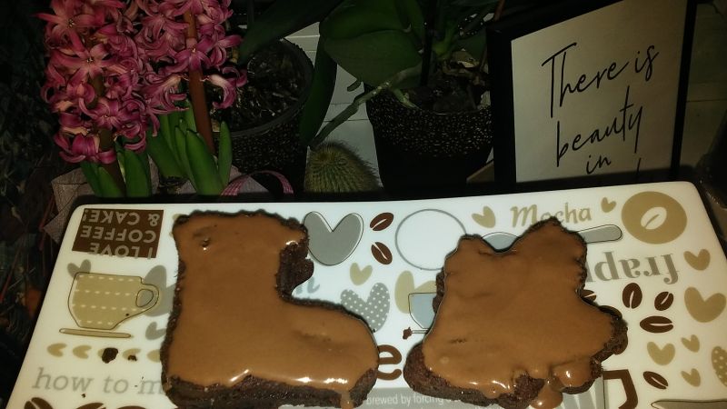 Świąteczne ciasteczka z polewą czekoladową