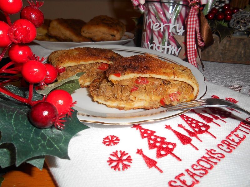 Świąteczne krokiety z kapustą i pieczarkami