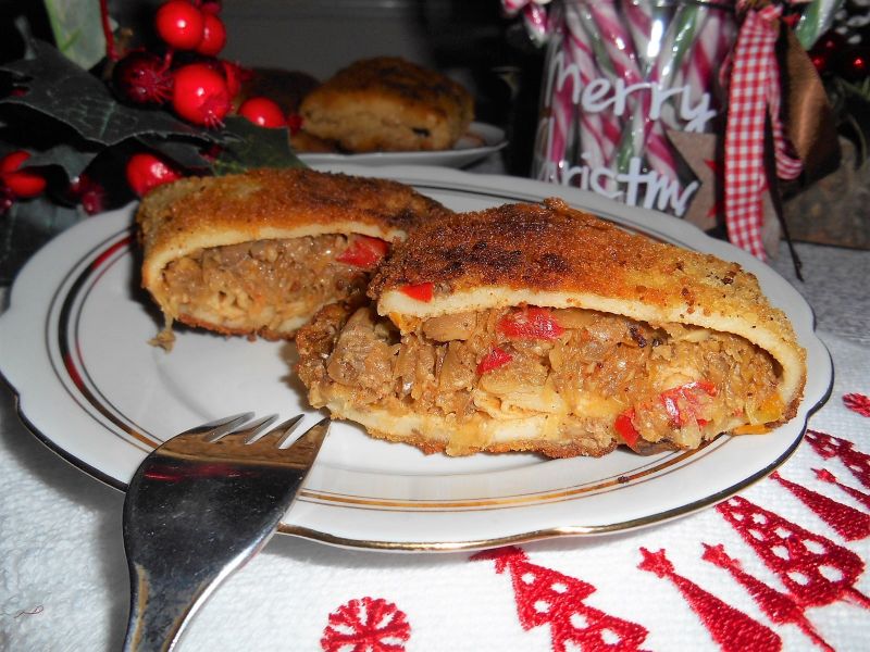 Świąteczne krokiety z kapustą i pieczarkami