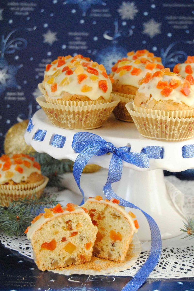 Świąteczne mini keksy Świąteczne mini keksy