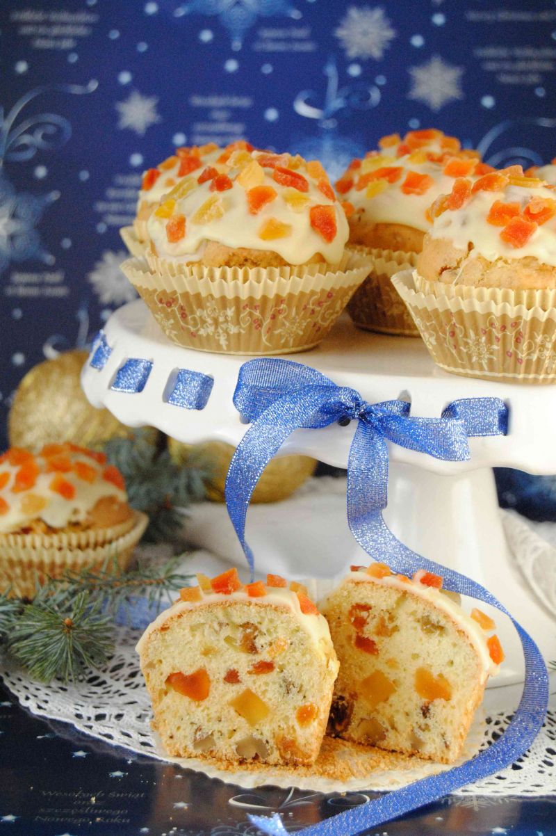 Świąteczne mini keksy Świąteczne mini keksy