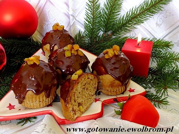 Świąteczne muffinki piernikowe Świąteczne muffinki piernikowe