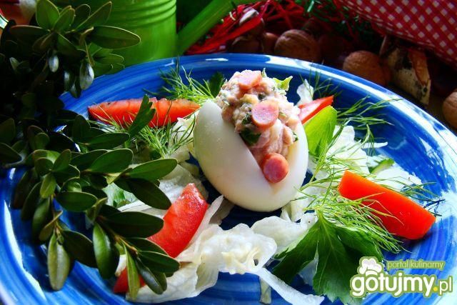 Świąteczne nadziewane jajka 