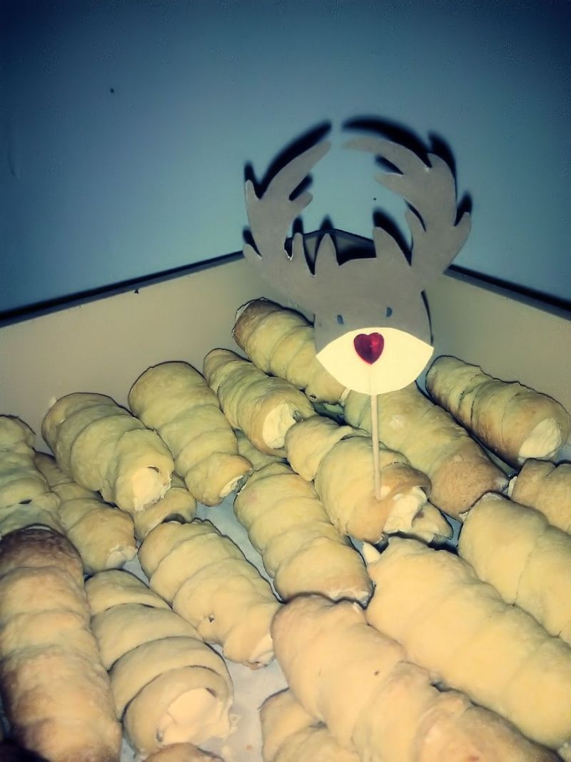 Świąteczne rurki z kremem mascarpone