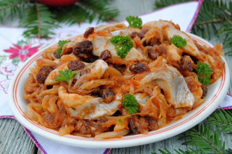 Świąteczne śledzie na słodko