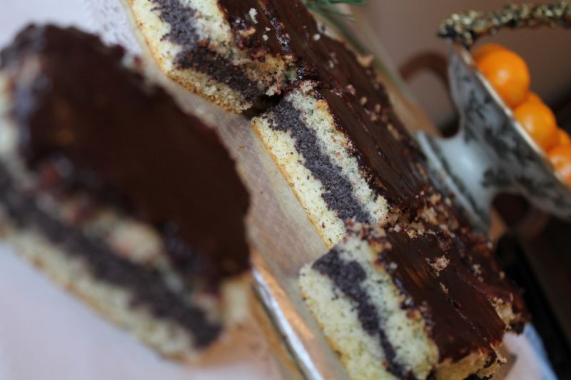 Świąteczny biszkopt z makiem Świąteczny biszkopt z makiem