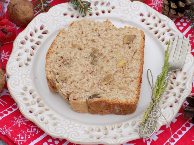Świąteczny cynamonowy chlebek z orzechami Świąteczny cynamonowy chlebek z orzechami