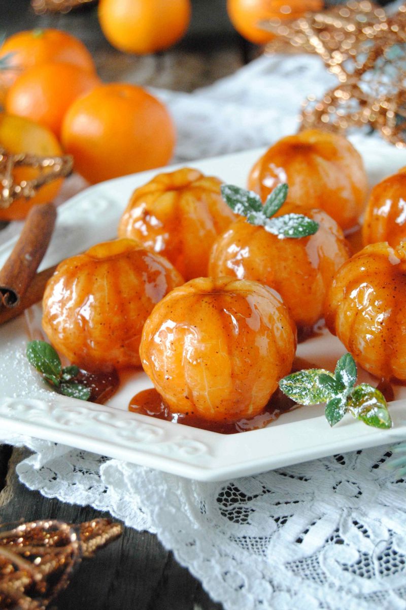 Świąteczny deser mandarynkowy Świąteczny deser mandarynkowy