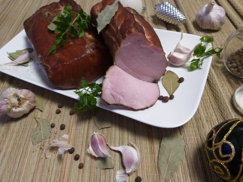 Świąteczny schab wędzony na mokro