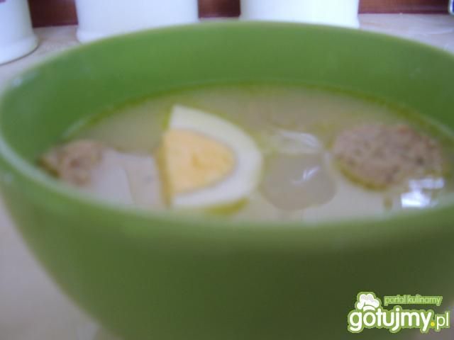 świąteczny żurek na wędzonce