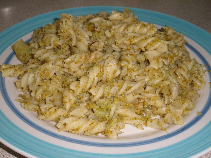 Świderki z brokułem