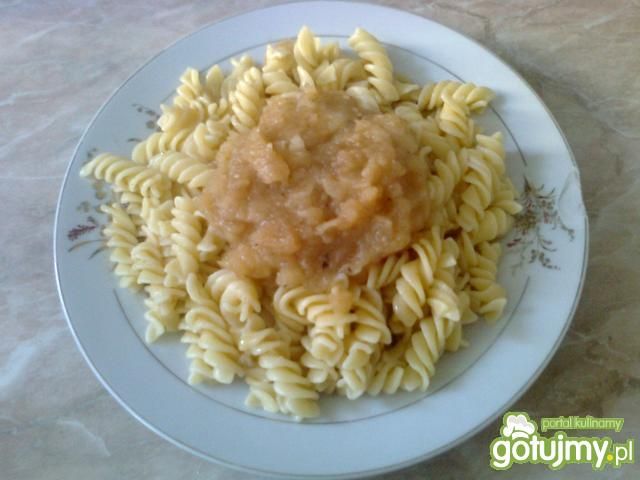 Świderki z musem jabłkowym