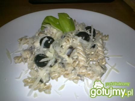 Świdry z baklażanem.