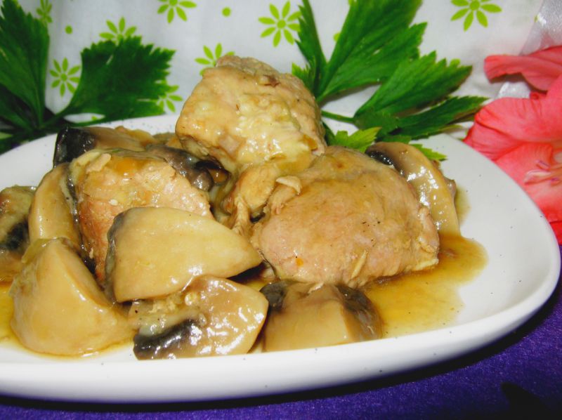 Świeżonka z pieczarkami