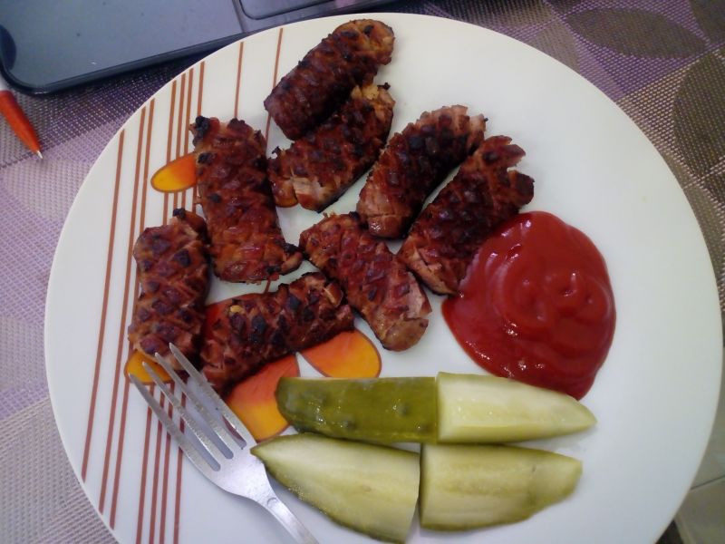 Swojska kiełbasa z patelni