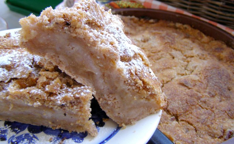 Sypana szarlotka o smaku  piernika...