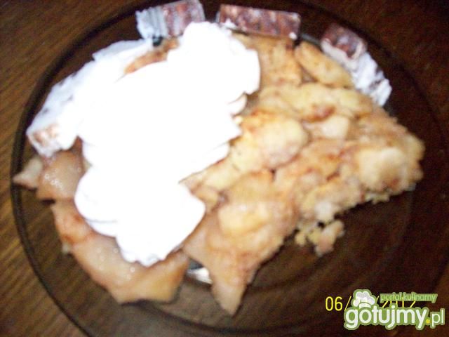 Sypana szarlotka z kaszką manną Sypana szarlotka z kaszką manną