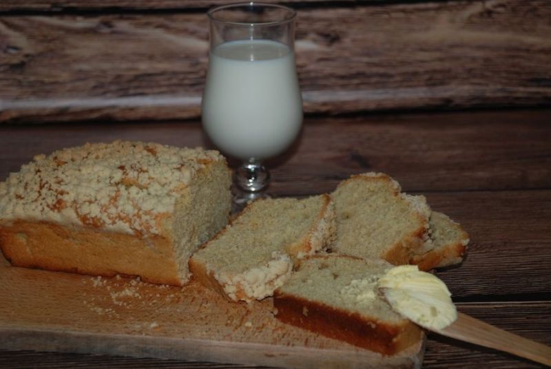 Sypane babki drożdżowe