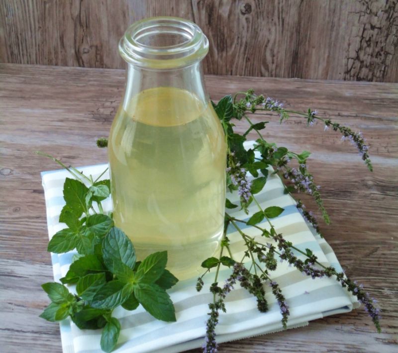 Syrop miętowy z cytryną