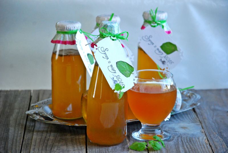 Syrop mocno miętowy