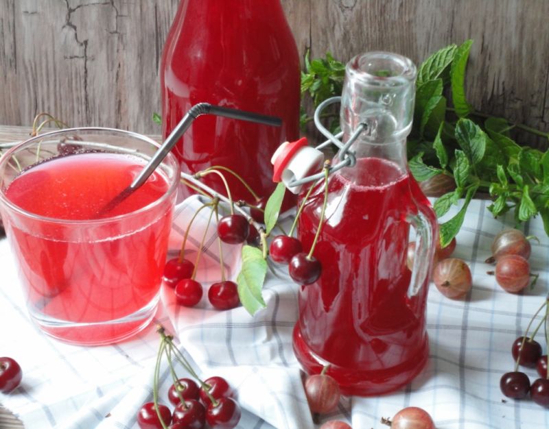 Syrop wiśniowo-agrestowy