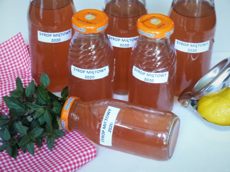 Syrop z mięty czekoladowej