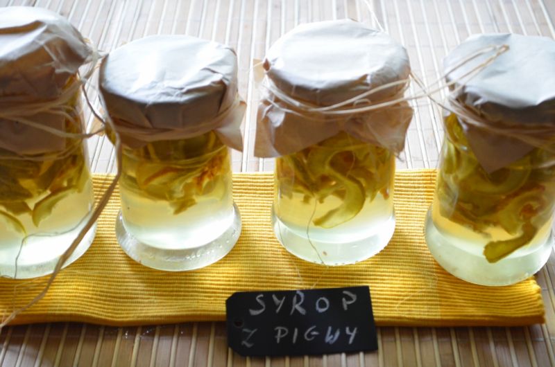 Syrop z pigwy do herbaty Syrop z pigwy do herbaty