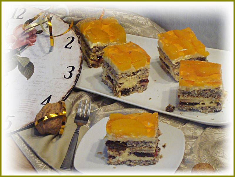 Szampańskie bakaliowe ciasto Szampańskie bakaliowe ciasto