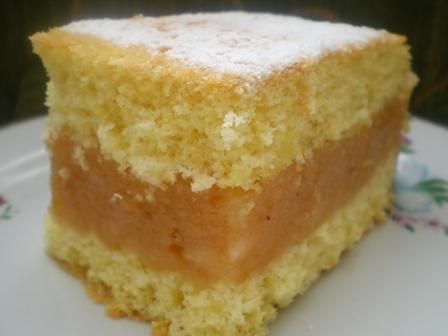 Szarlotka na biszkopcie Szarlotka na biszkopcie