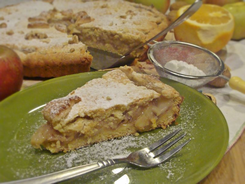 Szarlotka na korzennym spodzie  Szarlotka na korzennym spodzie