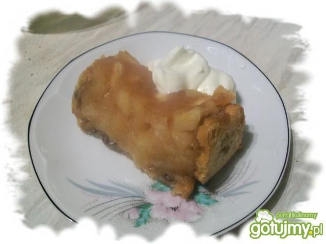 Szarlotka na sucharach Szarlotka na sucharach