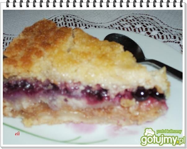 Szarlotka sypana z borówką Eli Szarlotka sypana z borówką Eli