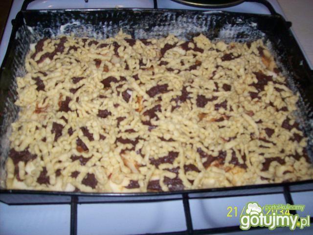 szarlotka sypana z budyniem szarlotka sypana z budyniem