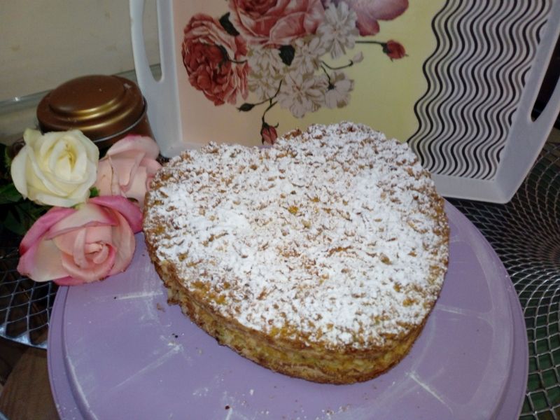 Szarlotka walentynkowa Szarlotka walentynkowa