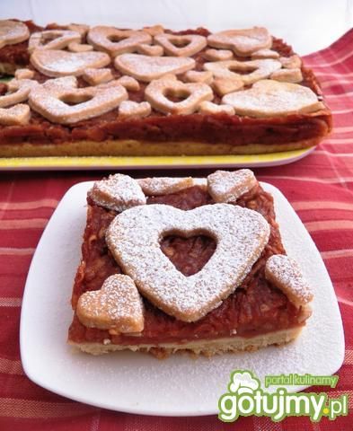 Szarlotka walentynkowa Szarlotka walentynkowa
