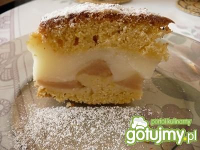 Szarlotka z budyniem Szarlotka z budyniem