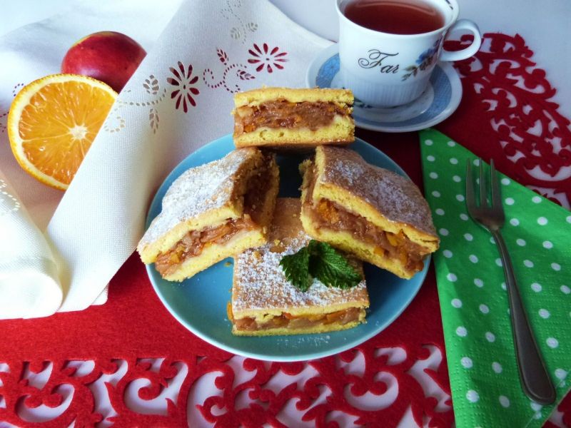 Szarlotka z dynią i jabłkami