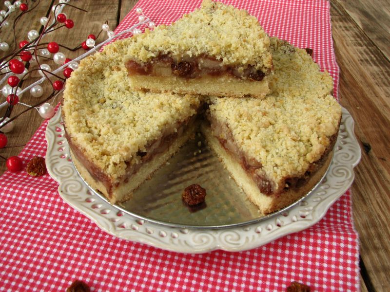 Szarlotka z miechunką