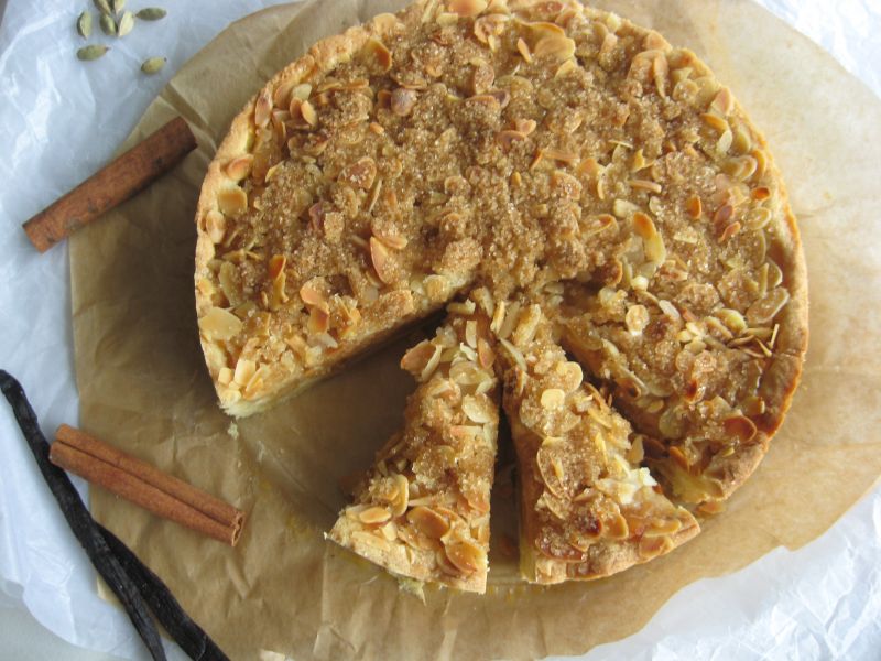 Szarlotka z migdałami Szarlotka z migdałami