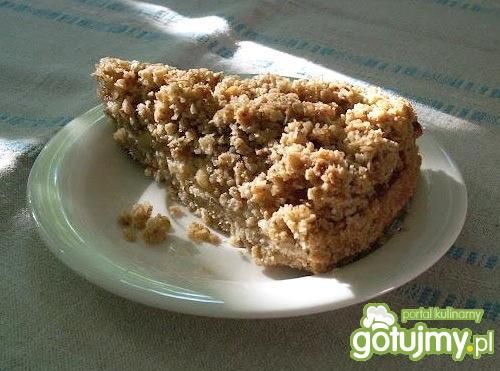 Szarlotka z owsianą kruszonką Szarlotka z owsianą kruszonką